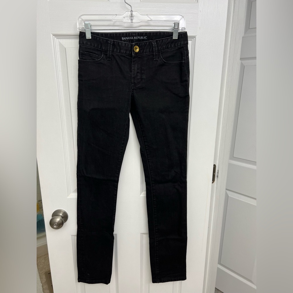 Banana Republic Black skinny jeans